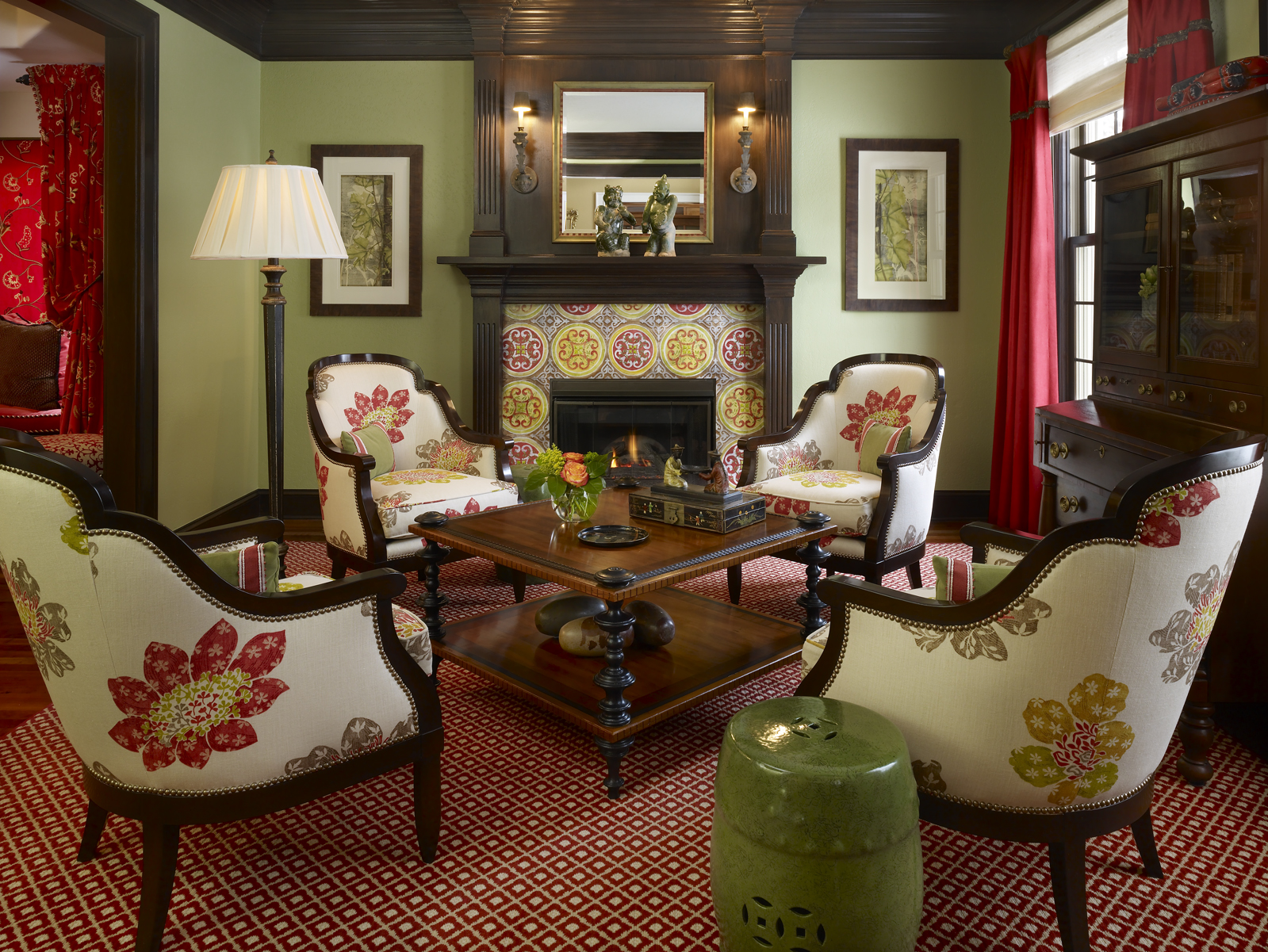 LEO Interiors Designing Dramatic Colorful Interiors For Clients